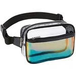 Clear Fanny Pack Waterproof Waist Belt Bag For Concerts Festival Events. Fixed Price $16.85.