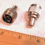 Pair (2 Pcs) N-type Male Termination Rf Motorola / Used R404051250 5882106P01. Fixed Price $18.00.