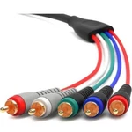 Bluerigger Component Video With Audio (6FT, Rca- 5 Cable, Supports 1080I). Fixed Price $5.75.