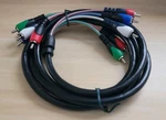 Steren Audio Video Cable With 5 Rca Red, Green, Blue, White For Hdtv Vcr. Dvd. Fixed Price $18.00.