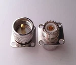 Uhf Female SO239 PL259 With 4 Holes Flange Rf Coax Adapter Connector. Fixed Price $7.46.