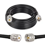 PL-259 Uhf Cb Coax Cable 18FT RG58 To Female Low Loss Antenna.... Fixed Price $30.63.
