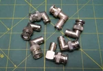 Mixed Lot Of 7 Right Angle Coax. Adapter Bnc Plug Jack. Fixed Price $49.00.