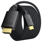 Dteedck Usb To Hdmi Cable 10FT Long, Audio&video Sync Feet, Black. Fixed Price $14.52.
