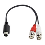 Mtueranc S-video 4 Pin To Bnc Male Dual 25CM/10 Inch. Fixed Price $14.61.