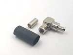 2PCS Rf Connector Sma Male Crimp Right Angle Teflon Insulation Gold Pin. Fixed Price $10.95.