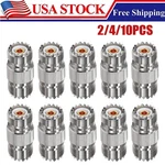 2-10PCS PL259 SO239 Female Coax Connector Adapter For Cb Radio Antenna. Fixed Price $19.90.