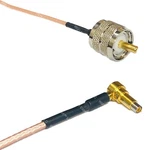 RG316 PL259 Uhf Male To MS-156 Angle Rf Cable Rapid-ship Lot. Fixed Price $10.49.