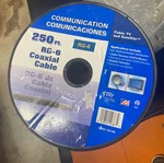 New Coleman Coaxial Cable RG-6 250 Ft. Television Satellite 92001-S4-08. Fixed Price $29.99.