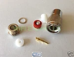 Tnc Male Plug Clamp RG58 RG142 LMR195 RG400 Rf Coax Connector Ships From Usa. Fixed Price $15.24.