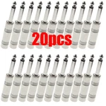 20PCS 1/4 Mono Ts Heavy Duty Male Audio Speaker Guitar Cable Connector Plug Jack. Fixed Price $19.25.