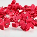 100PCS New Scotch Lock Quick Splice 22-18 Awg Wire Connector Red. Fixed Price $6.89.