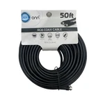 Onn RG6 Coax Cable 50 Feet Type Jacks,for Tv Satellite Antenna Dvr. Fixed Price $8.95.