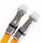 Tri-shield RG-11 Direct Burial Underground Coaxial Cable Brass Connectors Ul Etl. Fixed Price $67.55.