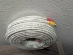 Rg 59 Cctv White Copper Coaxial Cable With Red & Yellow Rca Connectors. Fixed Price $10.49.