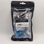 Kondor Blue Coiled D-tap To Locking Dc 2.1MM Right Angle Power Cable. Fixed Price $19.99.