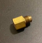 Brass Adapter Fitting 5/8" Female Flare X 1/2". Fixed Price $10.00.