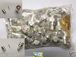 Silver Male Crimp Connector LMR-400 Belden 9913 RG8 RG213 Rf Cnctr 100PK. Fixed Price $641.38.