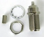 Lot Of 10 Johnson Type-n Female Bulkhead Connector Jack 134-0308-406 RG55 RG58. Fixed Price $39.95.