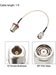Rp-tnc To N-type Female Bulkhead RG316 Coax Cable 1-FEET. Fixed Price $9.99.