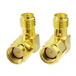 Eightwood Sma To Female Right Angle Fpv Antenna Adapter 2-PACK. Fixed Price $10.19.