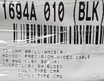 New Belden 1694A Video Brilliance Hd-sdi RG6 18AWG Coaxial Cable 6GHZ Black. Fixed Price $24.99.