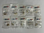 Lot Of Cpi SB-105BG 3-PIECE Bnc Male Crimp For RF59/62 Pvc Gold Finish. Fixed Price $12.99.