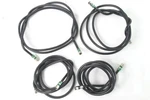 Lot Of 4 Digicon DS6Q 72" Coaxial Cables For Tv, Internet, Satellite. Fixed Price $19.11.