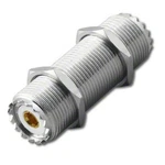 Uhf Female 3" Bulkhead SO-239 Coaxial (double Connectors). Fixed Price $14.75.