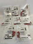 Lot Of 8 Pomona 122506A Red Retractable Sheath Banana Plug. Fixed Price $45.00.