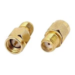 2PCS Gold Tone Sma Female F/m Rf Coaxial Connector Usa. Fixed Price $11.37.