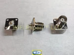 1 X Tnc Female Flange Jack Panel 4 Holes Mount Solder Cup Rf Cable Connector Us. Fixed Price $6.19.