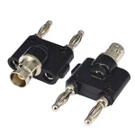 Onelinkmore Bnc Female To Dual Banana Plug Jack Binding Posts Rf Coaxial.... Fixed Price $16.82.