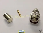 Silver Male Crimp Connector LMR-400 Belden 9913 RG8 RG213 Rf Cnctr 20 Pk. Fixed Price $60.49.