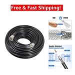 Versatile RG8X Coaxial Cable 100 Ft - High Quality Uhf Connectors For Rf Systems. Fixed Price $84.57.