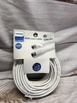 Philips RG6 Dual Shield Coaxial Cable, 50 Ft. Ideal For Tv Antenna. Fixed Price $15.99.