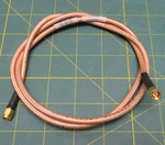 MIL-DTL-17 M17/128 Sma Male To 40" Antenna Cable Using RG400 Coax. Fixed Price $31.77.