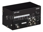 4-PORT Bnc Coax Composite Video Splitter Distribution Amplifier Cctv Dvr 1X4 New. Fixed Price $24.95.