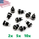 Dc Power Supply Jack Socket Female Panel Mount Connector 5.5 X 2.1MM 2/5/10 Pcs. Fixed Price $8.89.