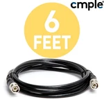 6FT Bnc Cable Cctv Video RG59U Security Camera Coaxial Cord Dvr Satellite. Fixed Price $9.39.