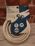 Utilitech 15FT RG6 Coaxial Double-shield Cable, White. Fixed Price $8.99.