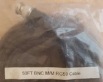Two 50'FT RG59 Male/male Bnc Cables. Fixed Price $20.00.