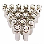 20 Pcs Bnc Male Twist-on Connector For RG59 Coaxial Cable 75 Ohm, Nickel-pl.... Fixed Price $22.51.