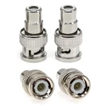 Ahoaepy 4PCS Bnc Male To Rca Femele Coax Adapter, Coupler Adapter.... Fixed Price $10.11.