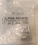 Lot Of 15 Pan Pacific Bnc -3306-75 Rf Connector. Fixed Price $45.00.
