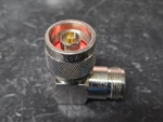 Pasternack PE9086 N(m F) Right Angle Adapter 50 Dc 11 Ghz New Open Pkg. Fixed Price $30.00.