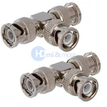 Bnc Adapter Male Plug Coaxial Splitter Connector - Lot Of 2. Fixed Price $10.09.