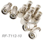 10-PACK Female Jack To Tnc Plug Adapter, Cablesonline RF-T112-10. Fixed Price $25.90.