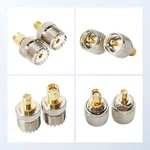 8PCS Sma Uhf Fr Coaxial Connector Kit PL259 SO239 Crimp Adapter. Fixed Price $14.90.