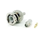 10PCS Rf Coax Connector Bnc Male Crimp Nickel Plating Gold Captive Pin LMR100. Fixed Price $12.88.